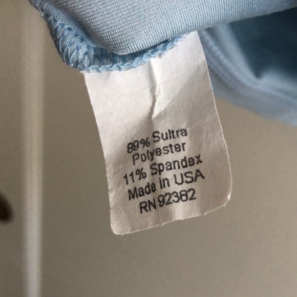 Prana light blue hooded micro fleece long sleeve shirt (medium) - Picture 5 of 5